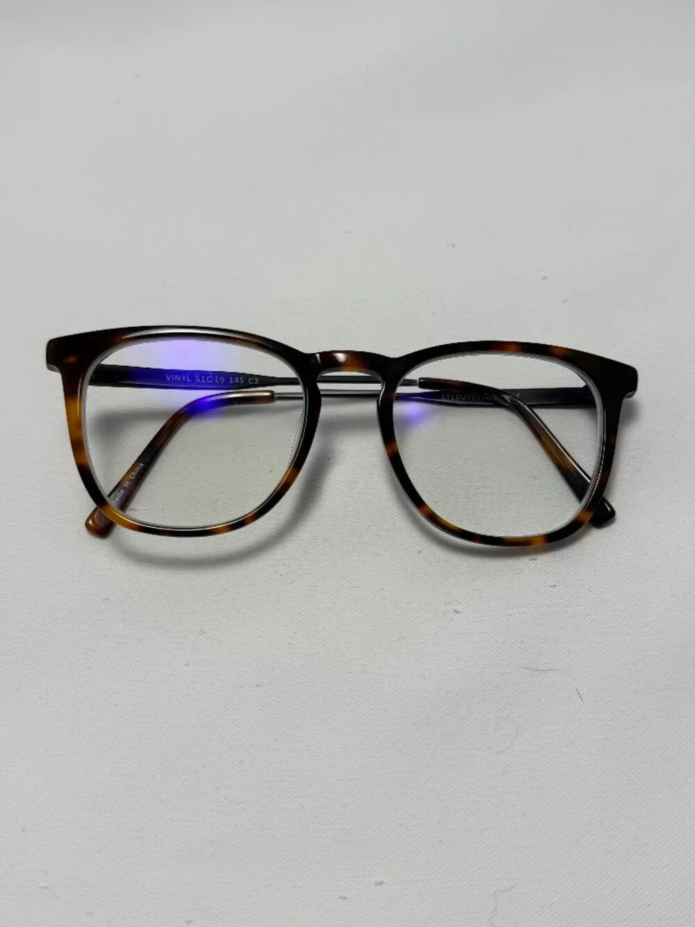 BOGO EyeBuyDirect Vinyl Tortoiseshell Eyeglasses – Frames Only